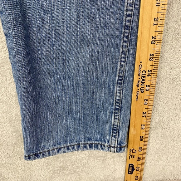 Levis 514 Jeans Mens 32x32 Blue Regular Straight Mid Rise Denim Actual 30x30 - Picture 6 of 13